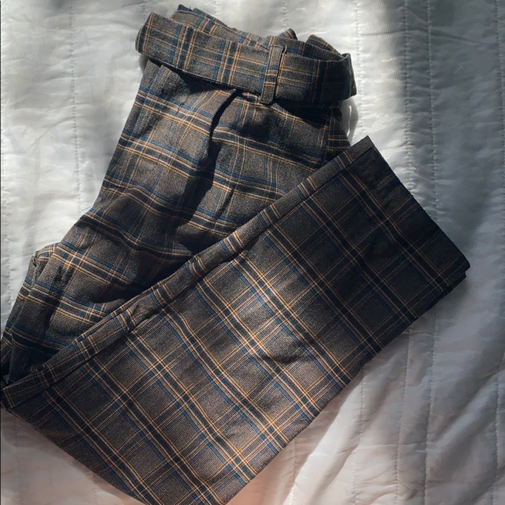 Forever 21 contemporary winter plaid pants